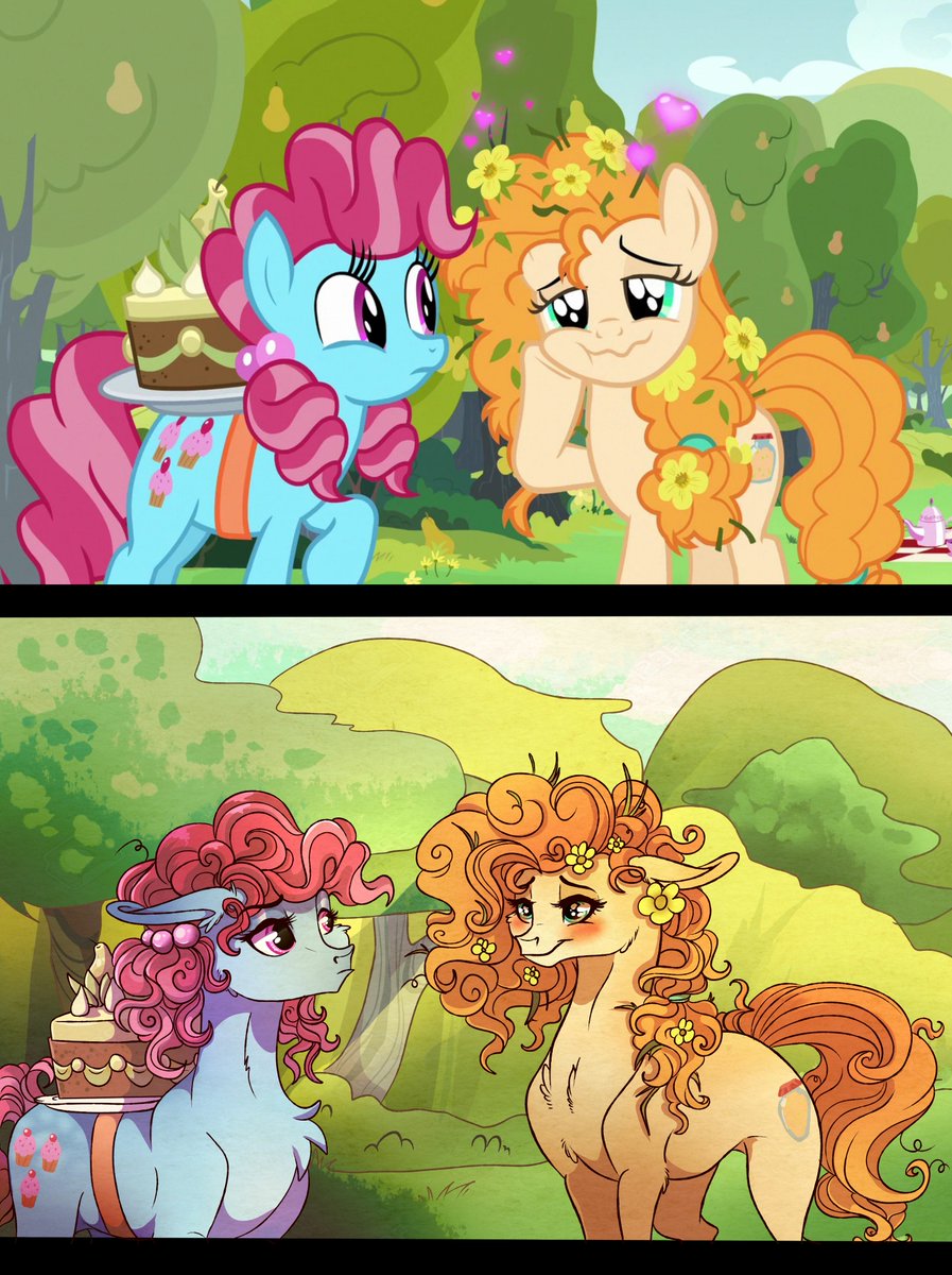 Kanerudo66's tweet photo. Actual Vs. Artist's Representation :3
(By Marbola)
#MLPFiM #MLP #PearButter #MrsCake #Brony https://t.co/KkJX94tLjv