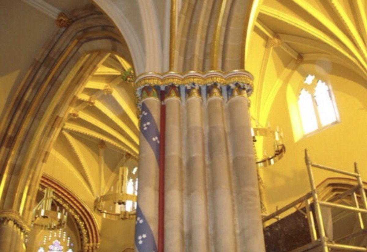 Work of Halcyon Cornice in the beautiful St Andrews Cathedral.
