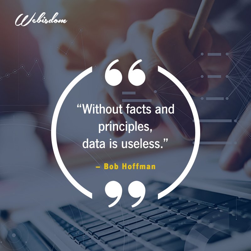 Webisdom's tweet image. Digital marketing is a beast which feasts on data.

But just having data isn’t going to change anything. You need experts to use that data to drive real ROI.

Contact us for expert assistance: webisdom.com

@DigitalMktr @DatAnalyticsBCN