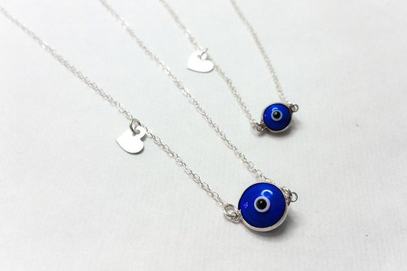 knooopMe's tweet photo. This against evil eye mother and daughter sterling silver keepsake necklace set makes a fitting reminder of just how lucky you are to have her in your arms.  https://t.co/qLRwnQ7pZa #handmade #necklace #jewelry https://t.co/8JgIrPvolP