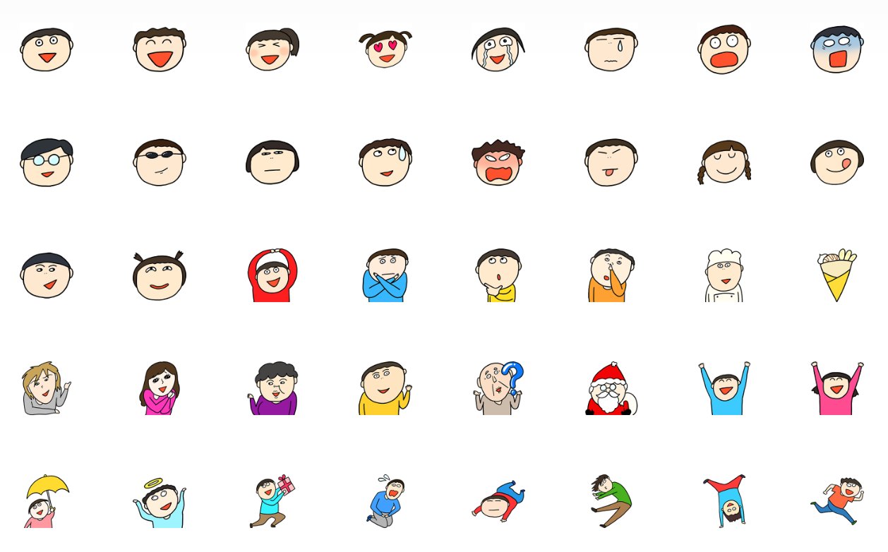 ただまひろ Twitter પર クレープ屋で働く私のどうでもいい話のline絵文字 どうでもいい絵文字 が出ました 絵文字 は1個だとスタンプとして使えるし 連打しても面白いよ T Co Oixck0p9e3 T Co Dqrlcni2eu Twitter