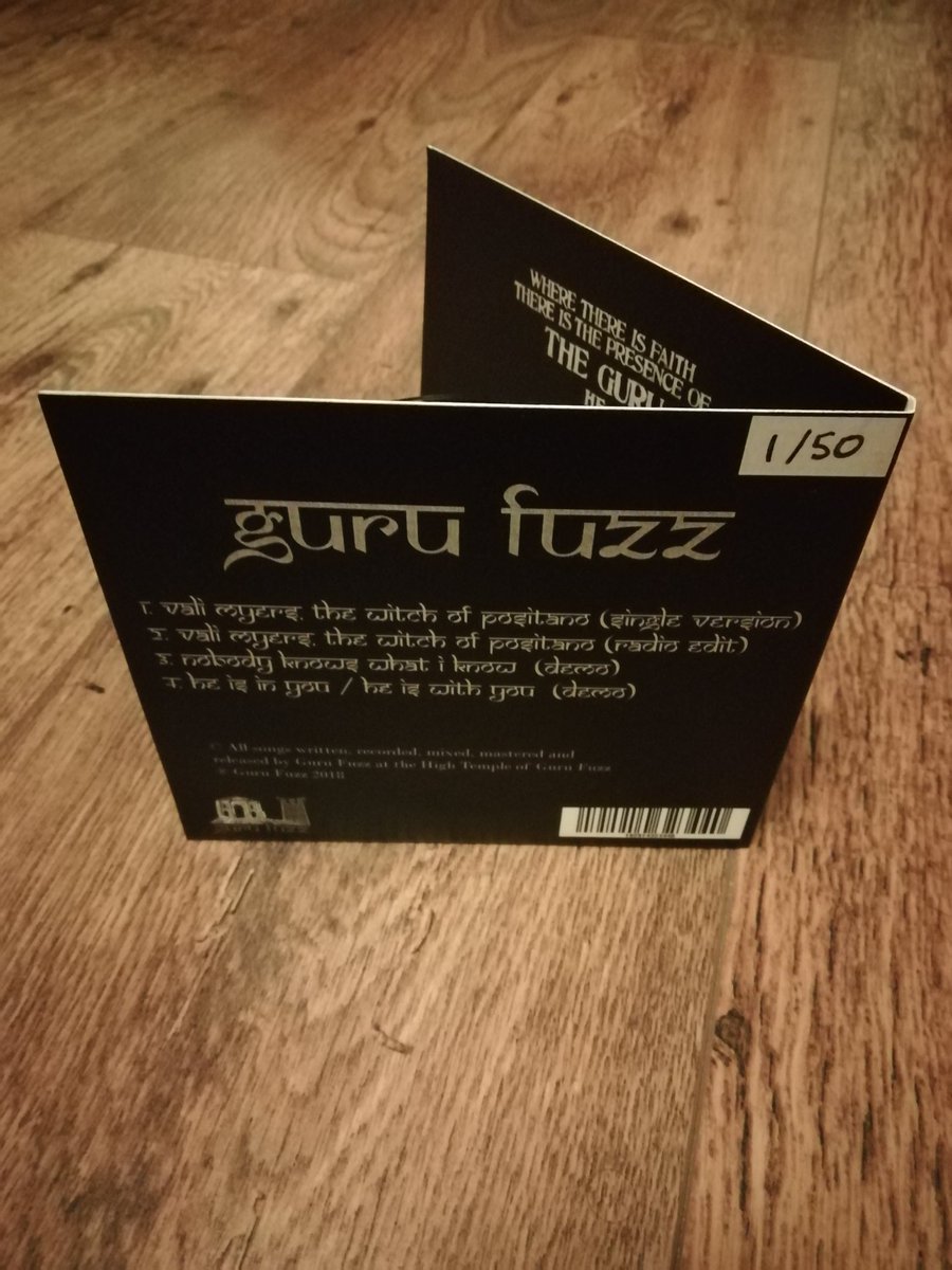 gurufuzz's tweet photo. Our single is now available to order on https://t.co/cU7ArZ6aP3 

Orders have started coming in and Singles #1 and #2 are already gone.

They were hand numbered by the Guru last night, drenched in reverb and cleansed with the sacred Sage.

The Guru loves you! https://t.co/VoM7HhtcKw