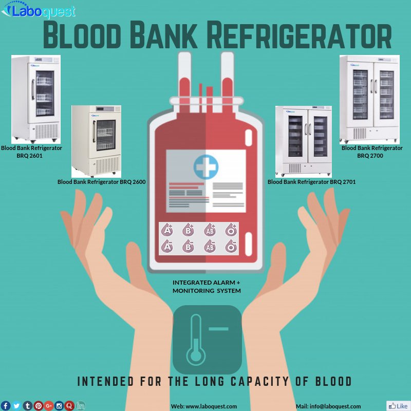 LaboquestI's tweet image. Blood Bank Refrigerator by @Laboquest
