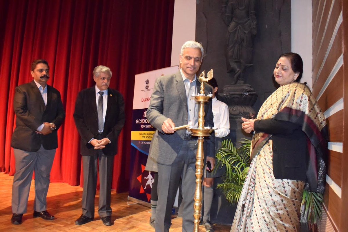 IRTEsocial's tweet photo. The School Conclave for Road Safety, Capacity Building Program for School Teachers at Delhi Public School, Chandigarh was inaugurated by Mr Sanjay Baniwal, IPS DGP, Chandigarh and Mr Shashank Anand, IPS, SSP Traffic &amp; Security @ssptfcchd @BaniwalDP https://t.co/D2E4gBYcnZ