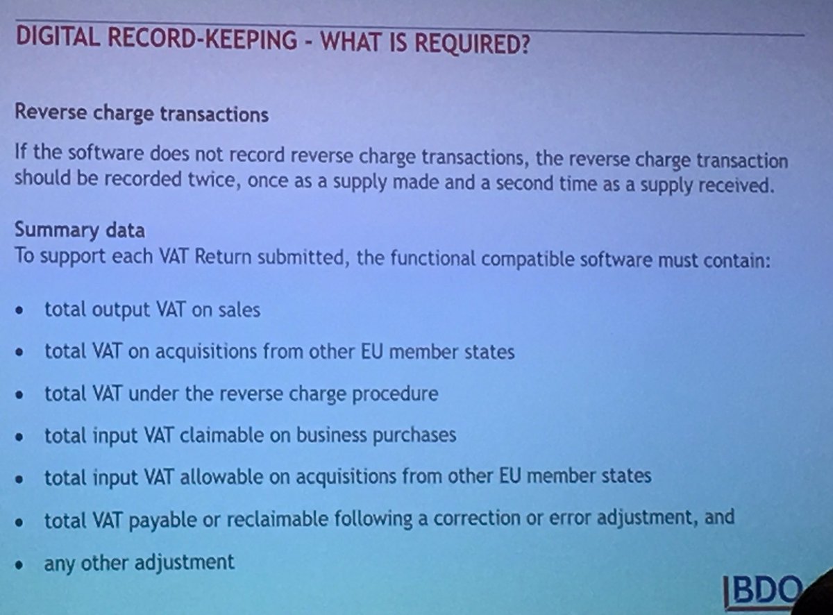 .<a href="/BDOhospitality/">BDOhospitality</a>’s VAT Director Martyne Pearson explains the consequences of @HMRCdigital’s Making Tax Digital project for the UK #hotels industry - at the <a href="/CMS_law/">CMS UK</a>, <a href="/LloydsBankBiz/">Lloyds Business</a> and BDO Hotel Owners Conference 2018 in London #CMSlaw