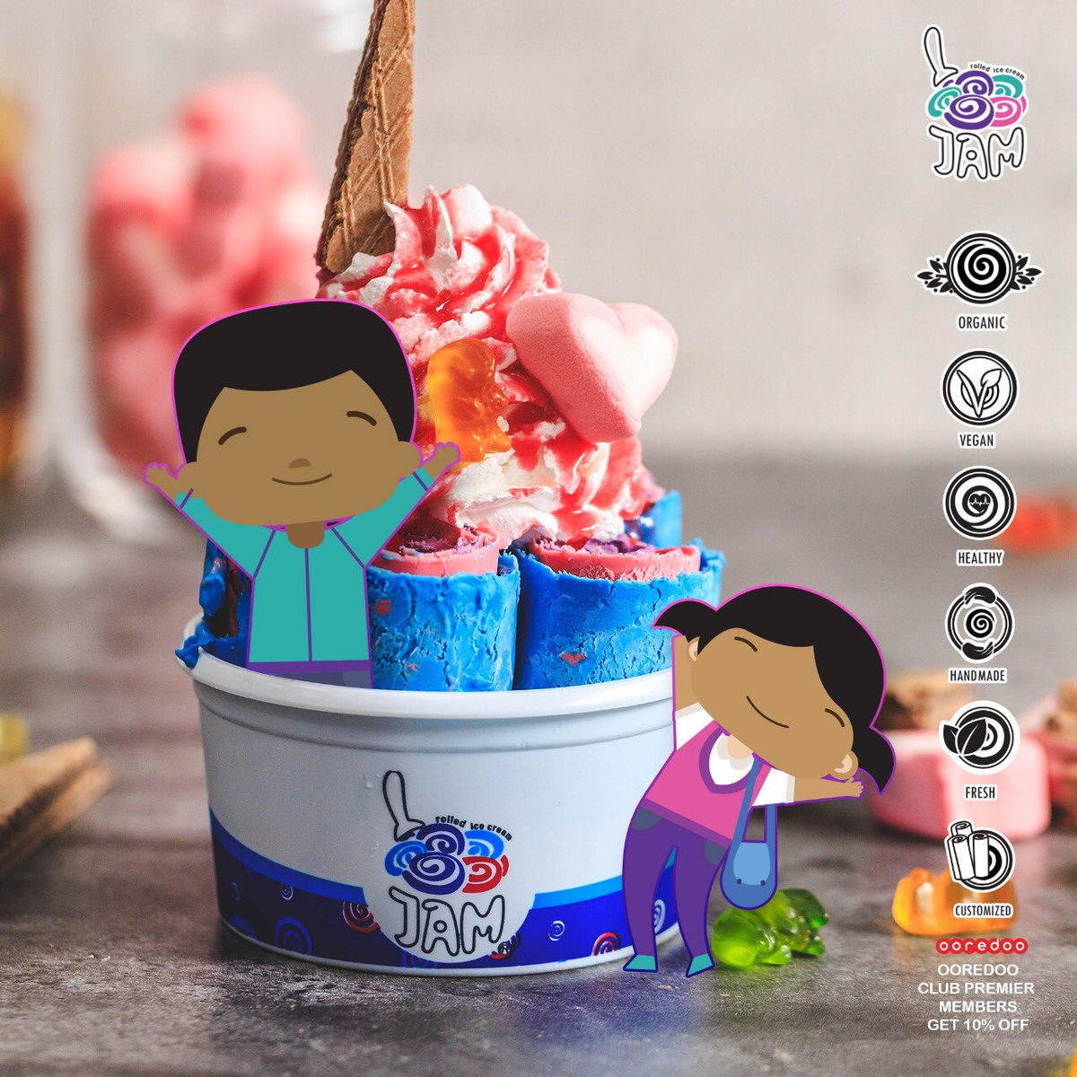 Jamrolled's tweet photo. Schools are over for the year! It’s time for some rolled ice cream during the vacation. #jamrolledicecream #yourfavorite #rolledicecream #icecream https://t.co/QeurJ8lH4o