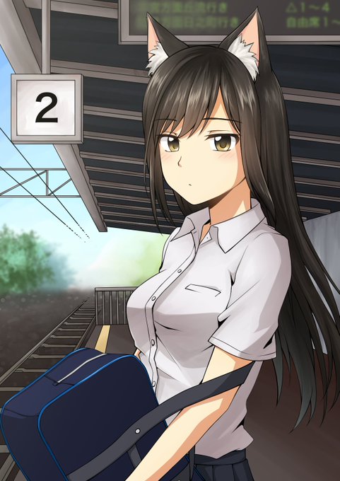 【オリジナル】横向いたらクラスメイトに獣耳が生えていた。 