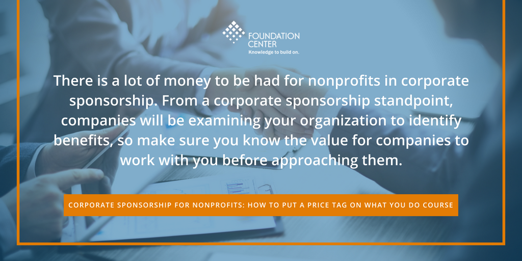 Candid_Learning's tweet photo. #TuesdayTips to leverage sponsorship opportunities with companies to your advantage. Get the skills you need to succeed in #philanthropy by taking this #GrantSpace elearning course: https://t.co/F0zQSMfqSB https://t.co/eMv5oxiYqP