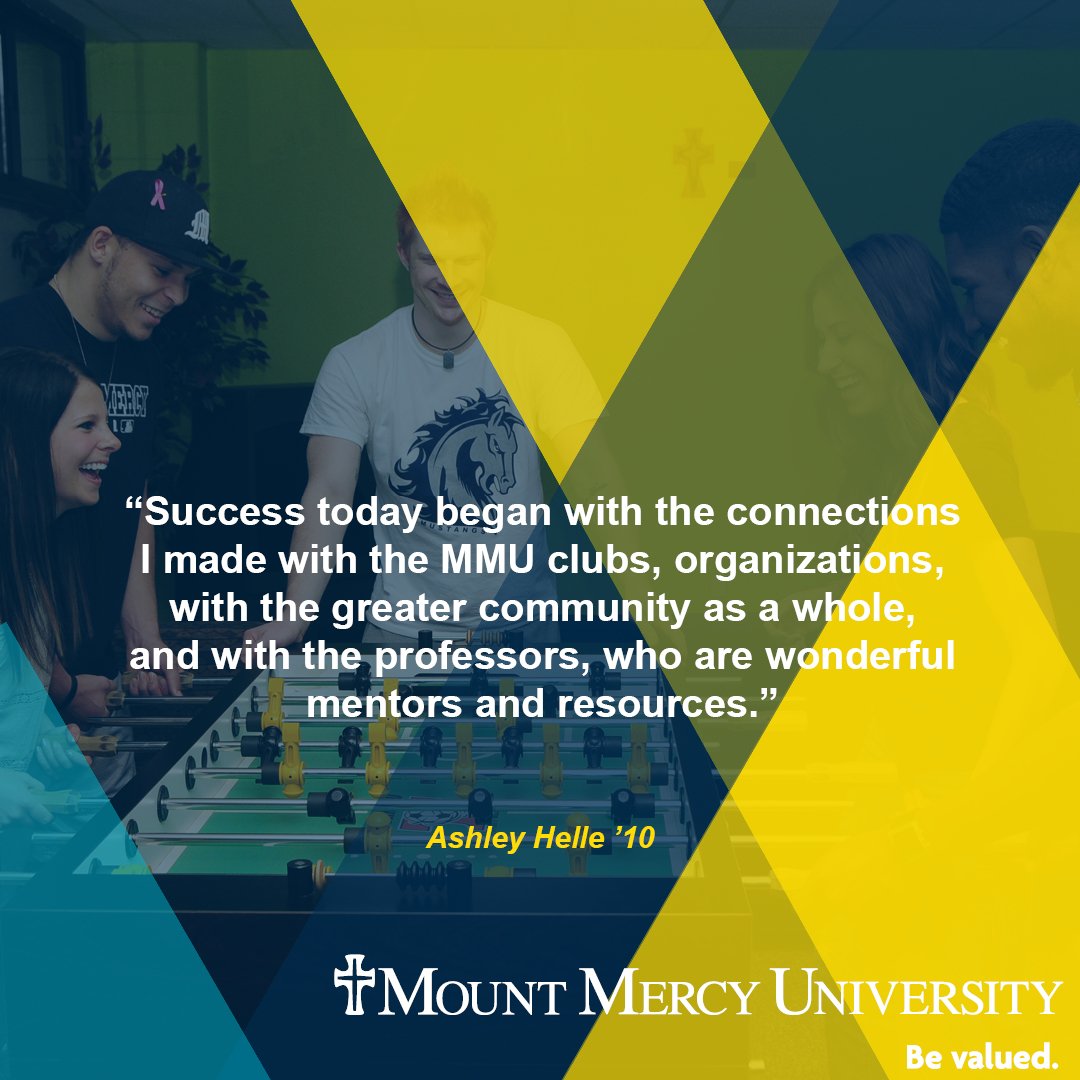 MountMercy's tweet photo. From Mount Mercy University to a Psychology Fellowship at the Yale University Department of Psychiatry, Psychology Section, Ashley Helle’s educational trajectory has consistently opened possibilities. #MadeByMercy #Successfollows ➡️https://t.co/BtQdowEkuU https://t.co/yjon8Ju8Mx