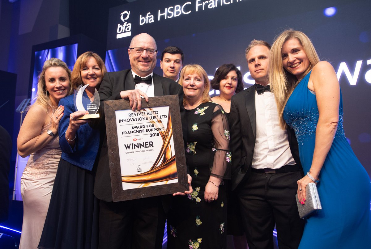 #ThrowbackThursday to when we won the Franchise Support Award at this years annual @bfa_uk HSBC Franchise Awards!
#franchisesupport

revivefranchise.com/news/revive-wi…