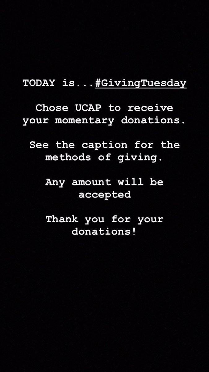 UCAPPGC1964's tweet photo. #GivingTuesday is FINALLY HERE!!! 
EVERYONE CAN GIVE! Read below for the methods of giving👇🏾

 Hit the link to Donate ANY amount via PayPal: https://t.co/jjW5mZprbl
*Enter #GivingTuesday in the Special instructions*                            #UCAPPGC #Donate2UCAP #PleaseRetweet https://t.co/2b0Zkhymzz