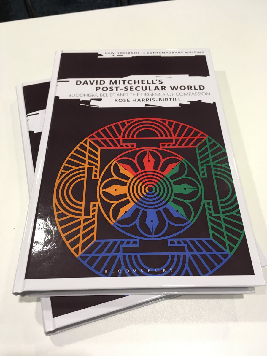 RoseHarrisB's tweet photo. First copies of David Mitchell's Post-Secular World are in! Thanks @BloomsburyLit @martin_eve @SlowTimeProf @PadraigMacaoidh @drsarahdillon @profberty @infomodernist @staenglish @univofstandrews @david_mitchell for helping to make the book a reality &amp; @AliceMarwick for fab cover https://t.co/OWYgmLRkCA