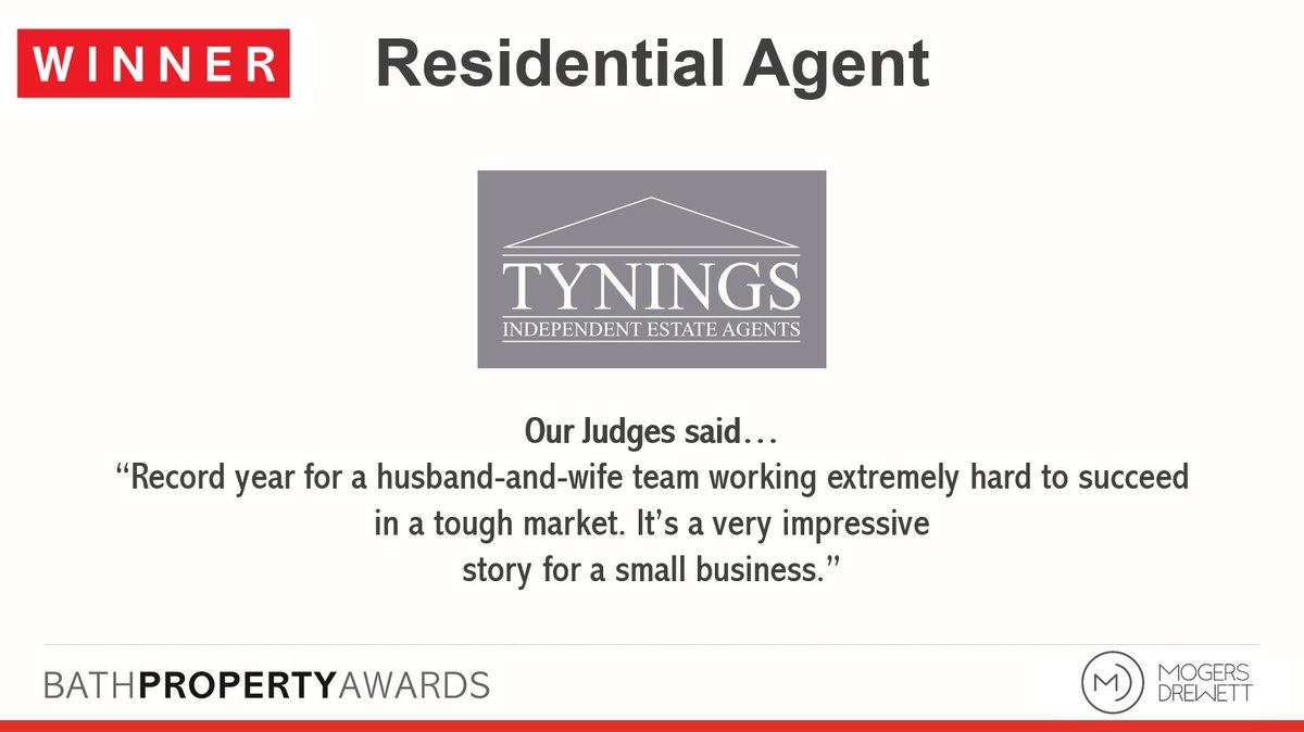 Lovely to read what the judges had to say. <a href="/BathPropertyAwd/">Bath Property Awards</a> <a href="/mogersdrewett/">Mogers Drewett</a>
