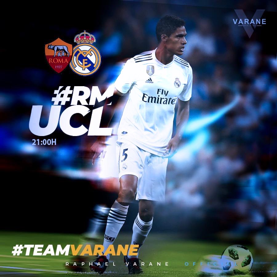 MATCH DAY ⚽️✨ VS Roma #RMUCL #HalaMadrid