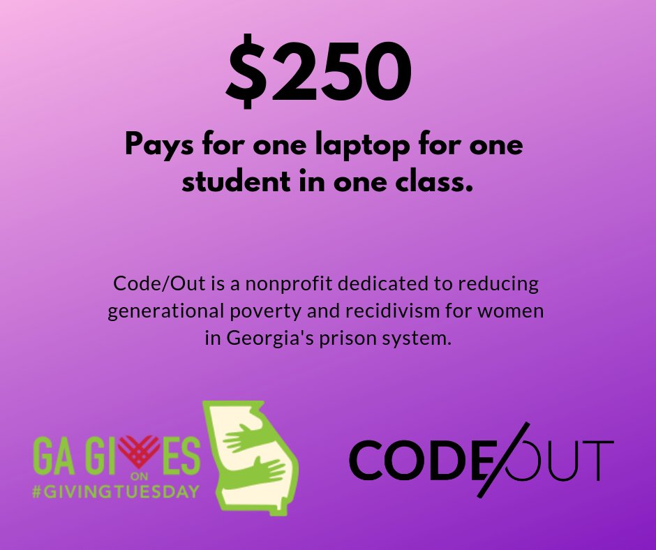 CodeOutInc's tweet image. 14 minutes until #GivingTuesday double donations on facebook begins. Know what your dollar does... 
Donate here: ht.ly/6eRG30mLB6Q