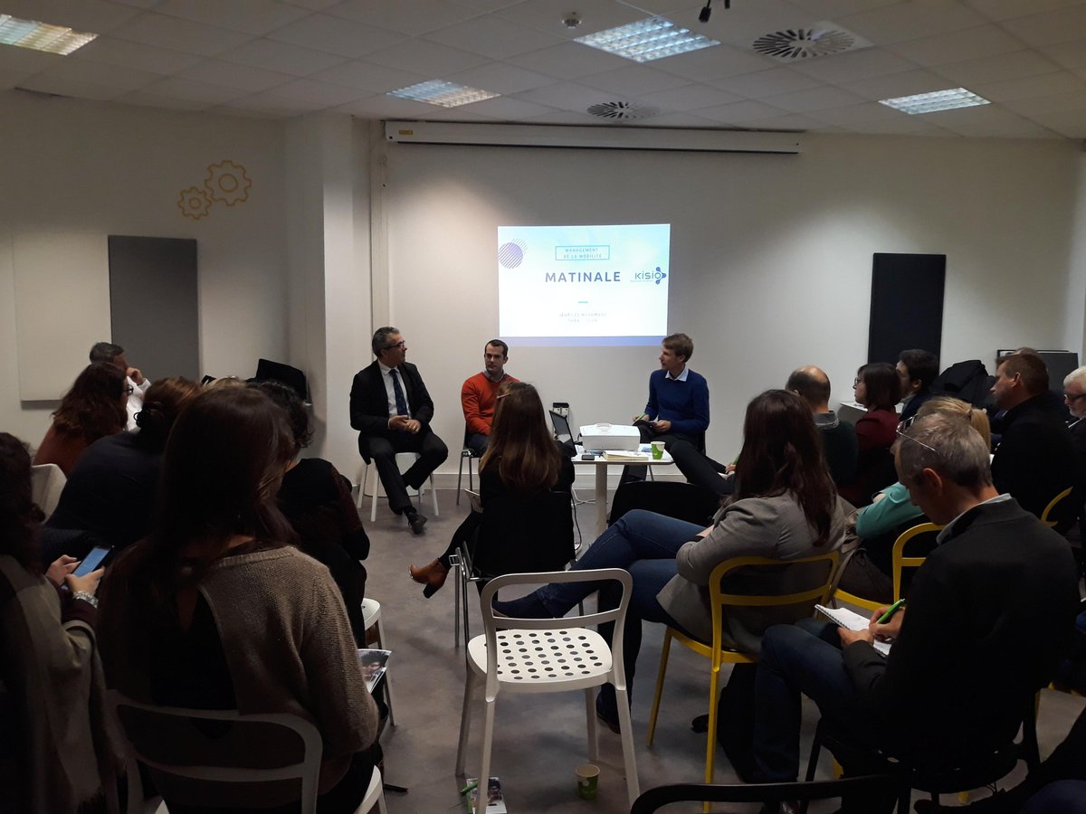 Merci à <a href="/Kisio/">Kisio</a> de nous avoir invités et de nous avoir donné l'occasion de participer à cette belle table ronde autours du management de la mobilité.
Changer durablement les comportements de mobilité, c'est possible en partageant régulièrement entre acteurs d'un territoire !