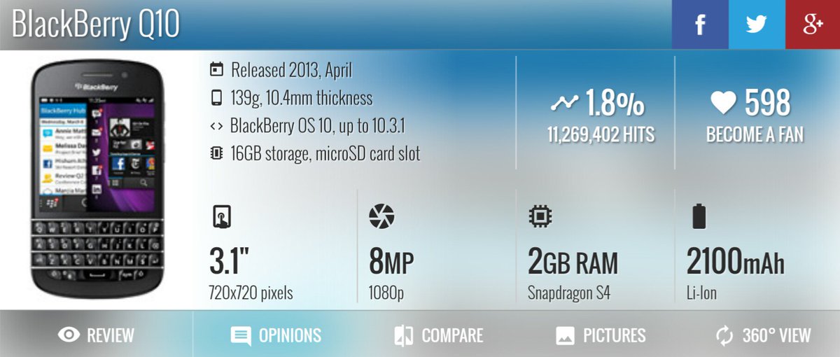 #blackberry q10 =£59 
CPUDual-core 1.5 GHz
MEMORYCard slotmicroSD, up to 64 GB 
Internal16 GB
2 GB RAM
MAIN CAMERA 8 MP
#Seal #Stafford #mobile #Mobiles