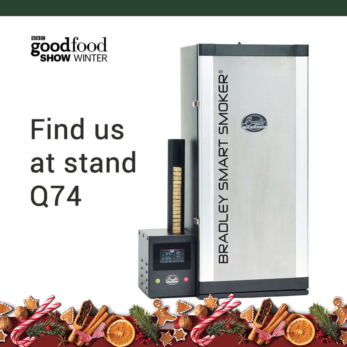Who is going to the <a href="/BBCGoodFoodShow/">BBC Good Food Show</a> later this week? We will be there on stand Q74 with our full range of smokers and accessories #GFSWinter