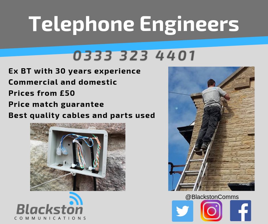 BlackstonComms's tweet photo. #telephoneengineer #it #northwesttrader #3cx #britishtelecom #voip https://t.co/ZsCaUm43J1