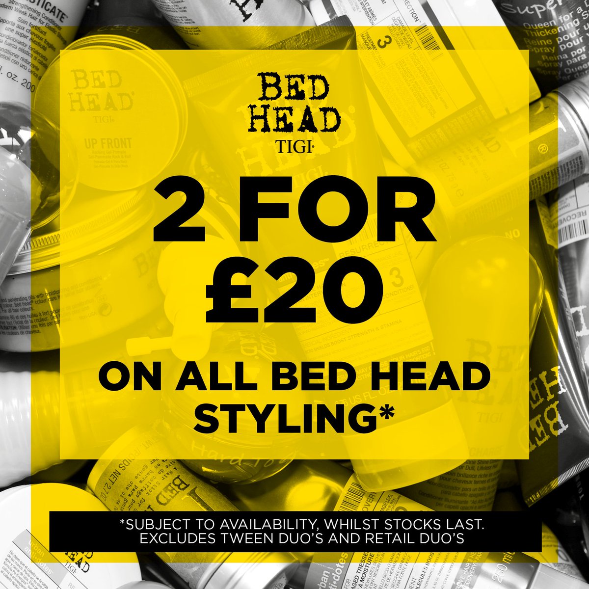 Regisuk On Twitter Black Friday Might Be Over But We Ve Still Got Some Fab Deals For You Buy Any 2 Tigi Bed Head Products And Get Them For 20 Find Your