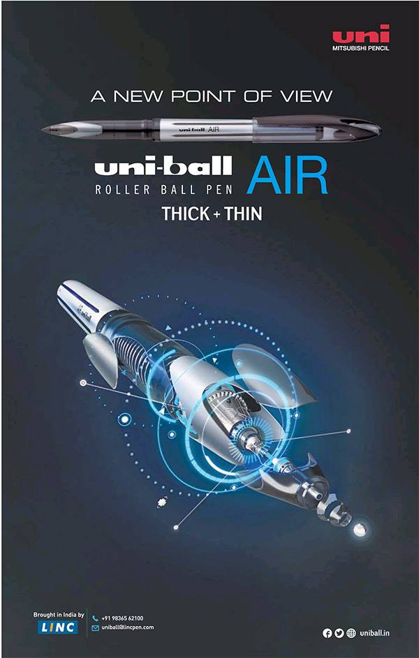 Uniball_India's tweet photo. View our Ad in Today's Times of India ( Goa Times - Page 3) GOA Edition. #UniballAIR #ANEWPOINTOFVIEW https://t.co/turqz0haw3