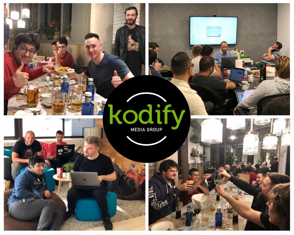 KodifyDev's tweet photo. Full house!! ππWe're loving the festive vibes and having our entire remote dev team in our HQ Barcelona office this week! ππͺπ¦π§π₯. #team #Kodify #officevibes #teamwork #kodifyway https://t.co/pt1xeP8T54