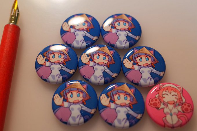 カグにゃん缶バッジ | WiNDY WiNG https://t.co/0WuIoQoXjD #booth_pm

そういえばコミティアでの缶バッジBOOTHさんで取り扱ってもらってます!
ホントちんまいモノですが 