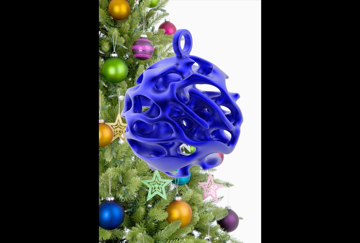 “3D printing hero Dizingof has designed this Christmas Decoration in line with the rest of his collection” via <a href="/TheTCTMagazine/">TCT Magazine</a> 

tctmagazine.com/prsnlz/10-3d-p…

Free Download - 3dizingof.com/shop/free-desi… | #3dprinting #Christmas