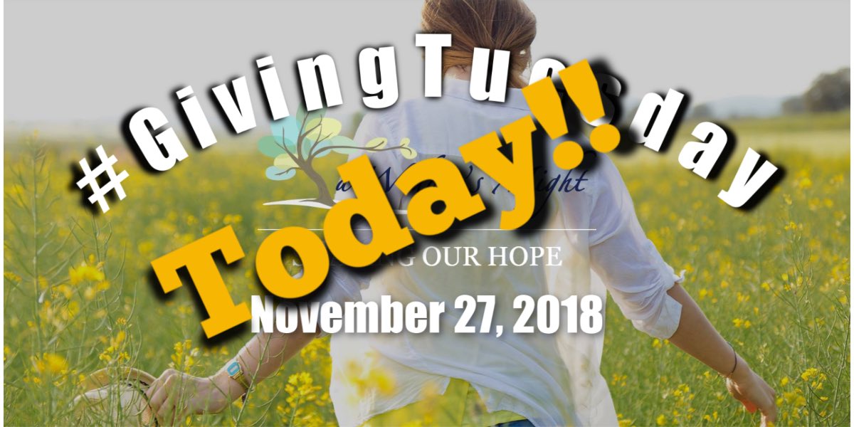 It’s today! Donate early to ensure matching funds. Praying for all the widows who will be touched by your generosity. Thanks for giving.