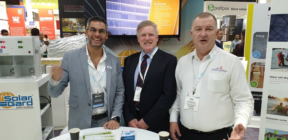 SolarGardME's tweet image. @Big5Exhibition @saintgobain Stand #6A251!
MEET OUR AWESOME @SolarGard + Pentagon Filmtek UAE TEAM! We are now partners!
➡️ http\://bit.ly/SolarGard-PentagonFilmtekUAE-Partners

Meet Dr John R Wyatt, Leading Safety Consultant, 27-28 November! 
➡️  http\://bit.ly/Big5-DrWyatt