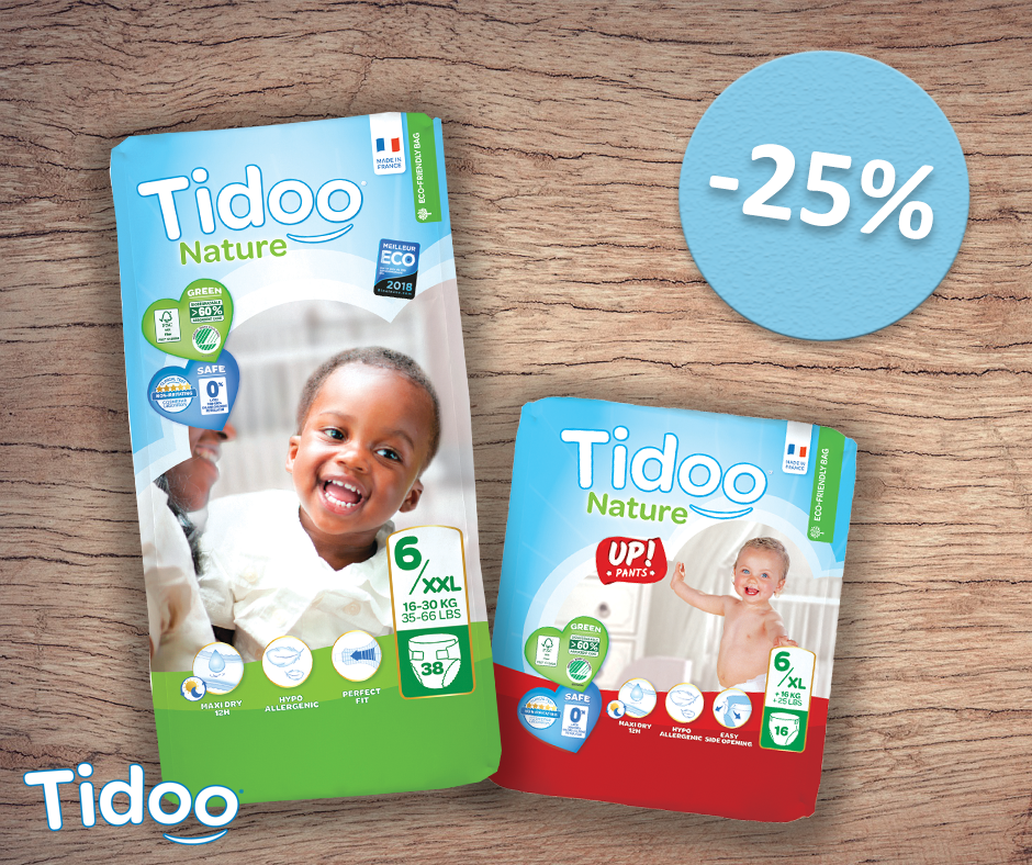 👍#BONPLAN
Du 1er au 15 décembre, bénéficiez de 25% de réduction sur les couches écologiques Tidoo Nature et les culottes d'apprentissage Up!Pants chez Brindilles, Graine de Bonne Santé, Bébé au Naturel, Greenweez et Monde du Bio !
#promotion #couchesecologiques #tidoo