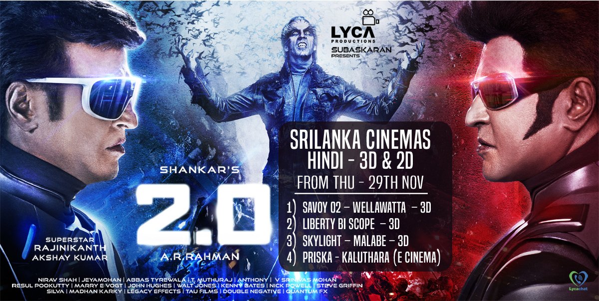 2.0 to have all-time record release in Sri Lanka Tamil 