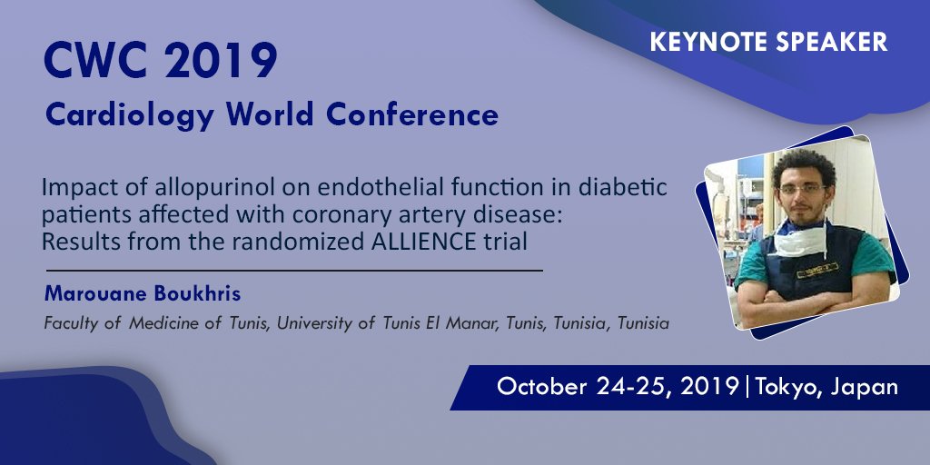 CardioEvent's tweet photo. Dont miss this #opportunity to attend the #Keynotetalk by #MarouaneBoukhris at @cardiologyworld conference #CWC2019 during #October 24-25, 2019 in Tokyo, Japan. Register now to avail early bird benefits..!!
For more details: https://t.co/5BVP9d1oo0
#cardiologyevents #heartevents https://t.co/fQaHt5znmG