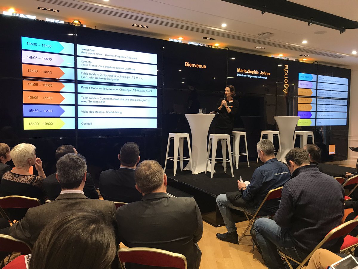 OrangeDev's tweet image. Un agenda riche pour ce nouvel #IoTforBusiness présenté par @msjohner