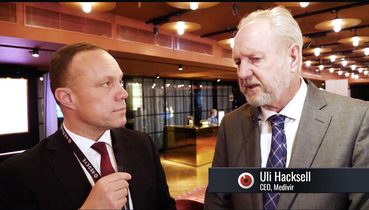 Redeye (@redeye_) on Twitter photo Under Life Science Day intervjuade vi Uli Hacksell, vd på <a href="/medivir/">Medivir AB</a>, där han berättar mer om bolagets kliniska projekt 🎥
redeye.se/company/medivi… Under Life Science Day intervjuade vi Uli Hacksell, vd på <a href="/medivir/">Medivir AB</a>, där han berättar mer om bolagets kliniska projekt 🎥
redeye.se/company/medivi…