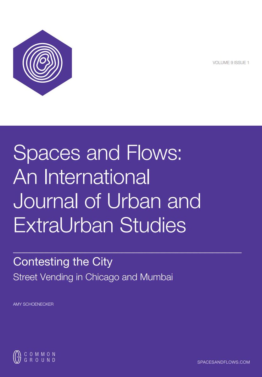 "In cities across the globe, street vendors and local officials are engaged in distinct forms of antagonism, tolerance, and collusion, with vendors sometimes protected by local officials and..." 

More from this #FeaturedArticleWednesday below! bit.ly/2zoywg0