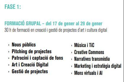 labdig_bcn's tweet photo. En què consisteix el REL? El programa consta de dues fases. https://t.co/wFFLFgRIFC #REL2019 #joventut #digital #joves #culturadigital #creaciódigital #narrativesdigitals #TIC #patrocini #pitching #públics #art #gestiócultural #monvirtual #marketing #creativecommons
FASE 1: https://t.co/UBNXdQj8fI