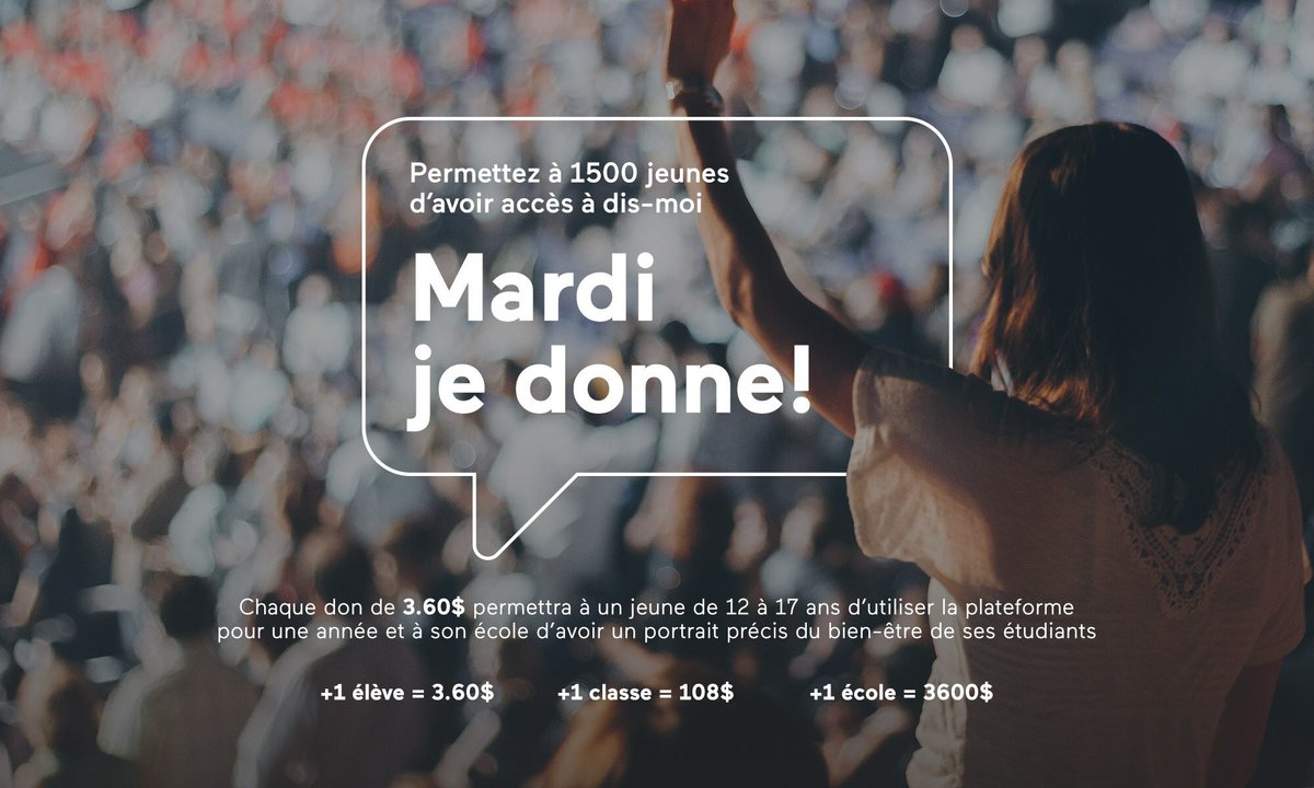 OrgDIS_MOI's tweet photo. Dis-moi souhaite poursuivre son déploiement à plus grande échelle. Venez soutenir nos jeunes! https://t.co/dWJuDPTbdq