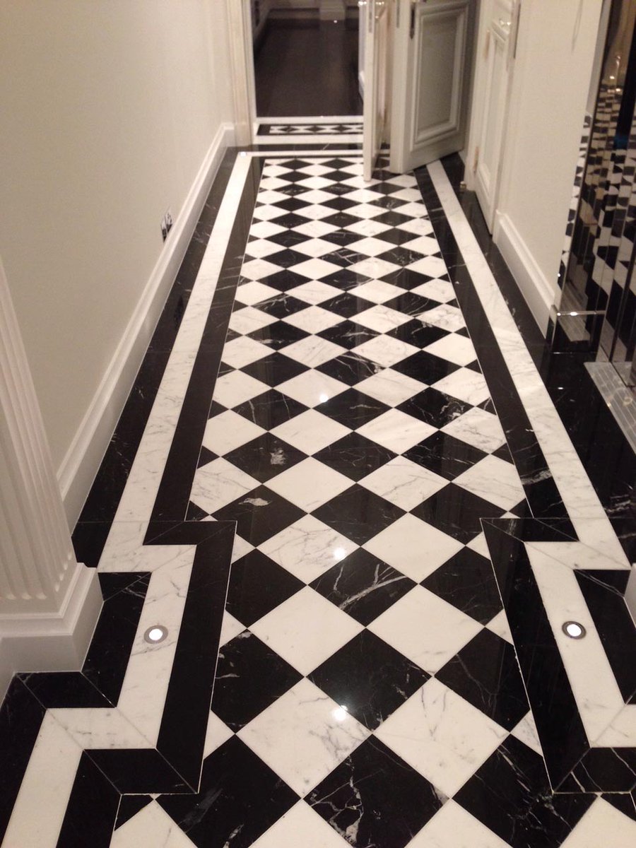 Floortique's tweet photo. Check out our traditional chequer #marble flooring also available with waterjet cutting detail #floortique #bespoke #stoneflooring https://t.co/085VWCrZNo