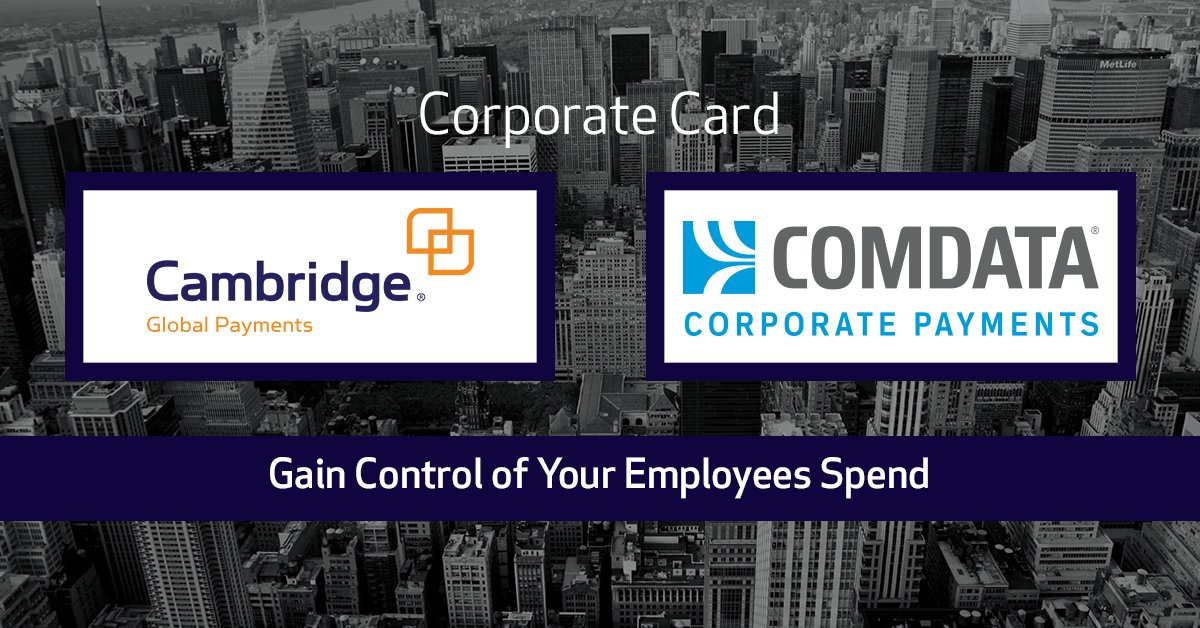 CorpayFX's tweet photo. Gain control of your employee’s spend. Our affiliate company, @ComdataCorp's Corporate Mastercard® delivers all of the features of a #purchasingcard, T&amp;E card and #fuelcard on one piece of plastic. Learn more! https://t.co/Y5LKF7Fwkp https://t.co/PtmyA1bim9