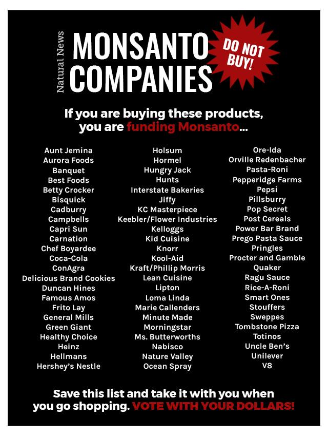 HealthRanger's tweet image. Here's a way that you can boycott Monsanto. (Bayer) #Monsanto #Bayer