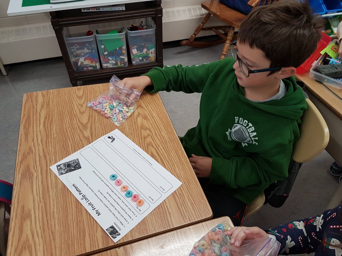 grade3withMrsH's tweet photo. Fruit loop patterns in RTIN today. #improvingnumeracy https://t.co/sHiKLbnF1x