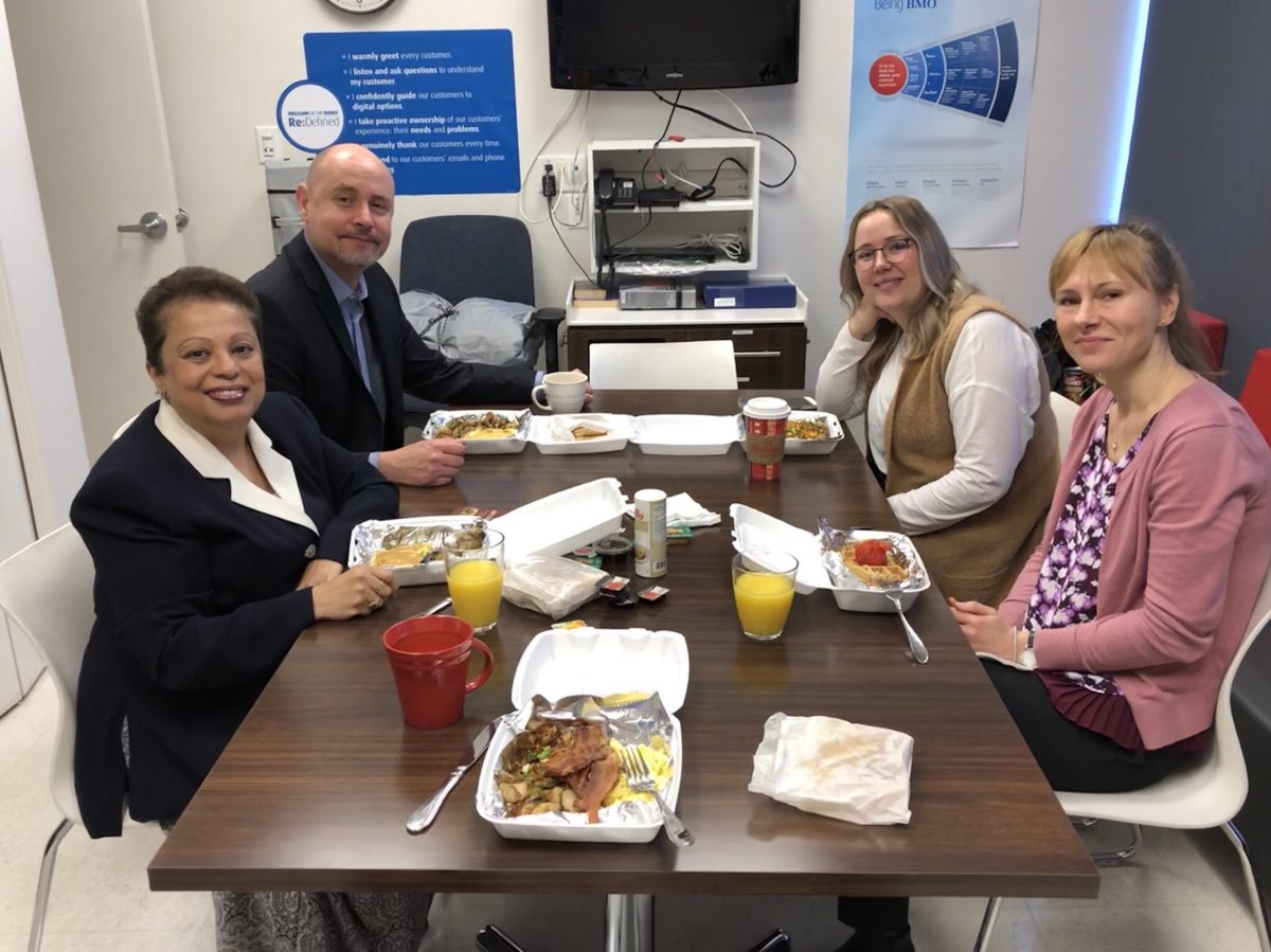 Employee Giving kickoff breakfast at BMO Ocean Park! A fun morning full of food and laughter as we come together to celebrate a great cause! #bestteaminbanking #unitedway #foodcoma