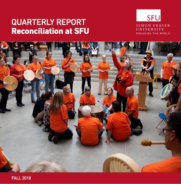 <a href="/SFU/">Simon Fraser University</a> is making progress on the Aboriginal Reconciliation Council report's 34 Calls to Action to advance #Reconciliation across the University. Read our latest Fall 2018 Report out now:  
sfu.ca/content/dam/sf… …

#Reconciliation #sfu #Indigenous #Indigenization