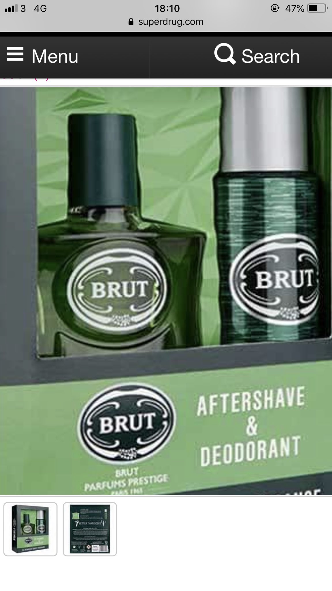 Brut aftershave online superdrug