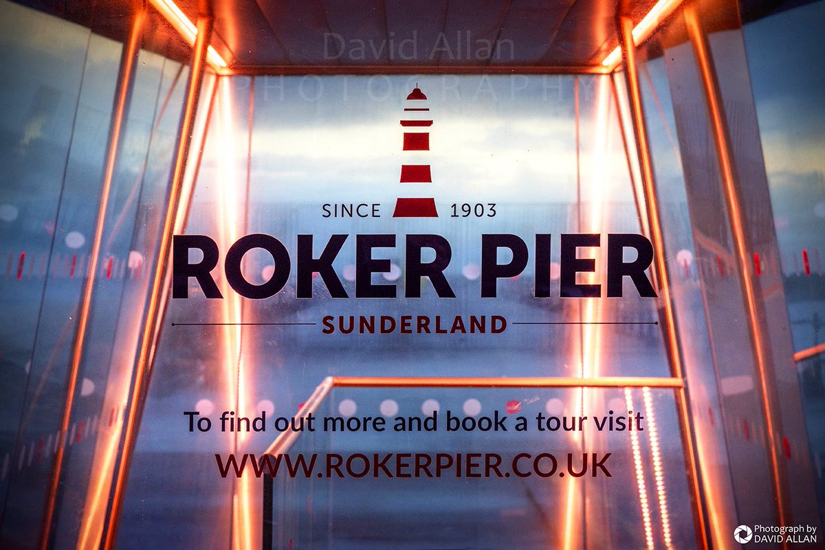 davidm_allan's tweet photo. Must admit, it came as something of a surprise to see the pier tunnel portal lit up – brilliant finishing touch! @RokerPier @SunderlandUK @SeeitDoitSund @SundCulture @HallCSL @HE_NorthEast @PierPointRoker @NorthernEngland @NorthEastTweets @VisitEngland @VisitBritainPR https://t.co/KbxkikVSy7