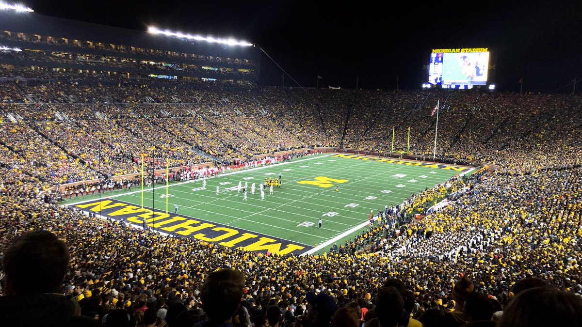Our favorite U-M spot is of course on the field. #GivingBlueday