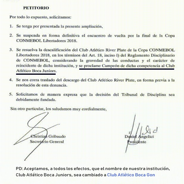 VideoArteSer's tweet photo. #SeBuscaClasico Acta fundacional de una nueva institución en la Argentina: 
Boca Gon https://t.co/6jxgSnIdjt