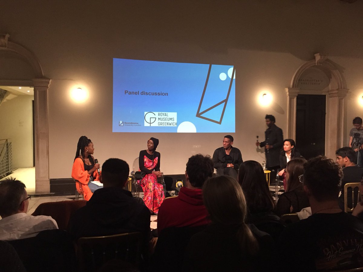 Great to be involved in this fantastic event at The Queen’s House @RMGreenwich discovering secrets to success and the mindsets required. A great link to first year workshops @RavensbourneUK @othellodesouza othellodesouza @euniceolumide1 #victorialee #rosakimosa #mindsets