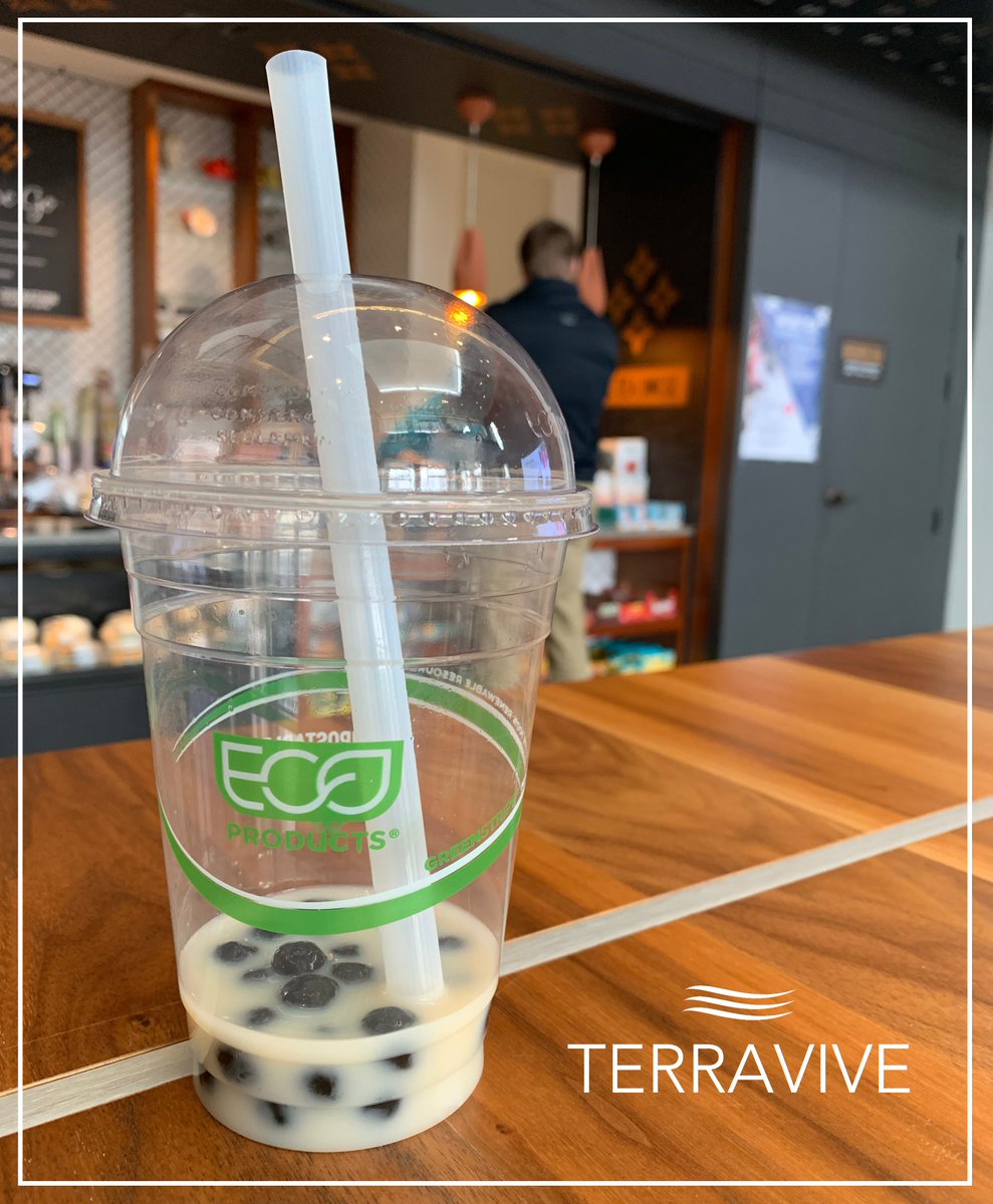 wluDining's tweet image. Happy #TeaHouseTuesday! Now featuring NEW and improved bubble tea straws, compliments of our new partnership with student owned business #terravive 🌿